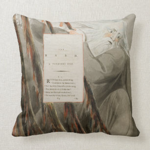 Coussin Le barde : Une ode Pindaric, 'des poèmes de Thoma