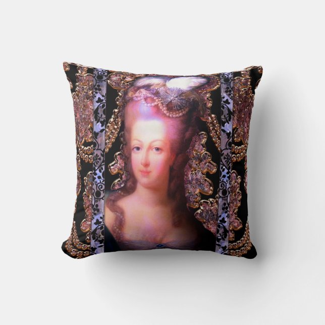 Coussin Le baroque français de plume de Ladee (Recto)