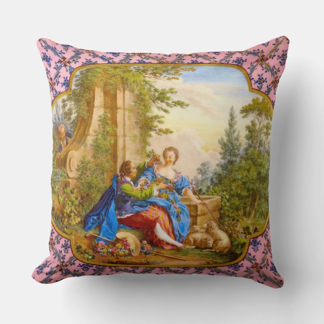 Coussin Le baroque Romance secret (Recto)