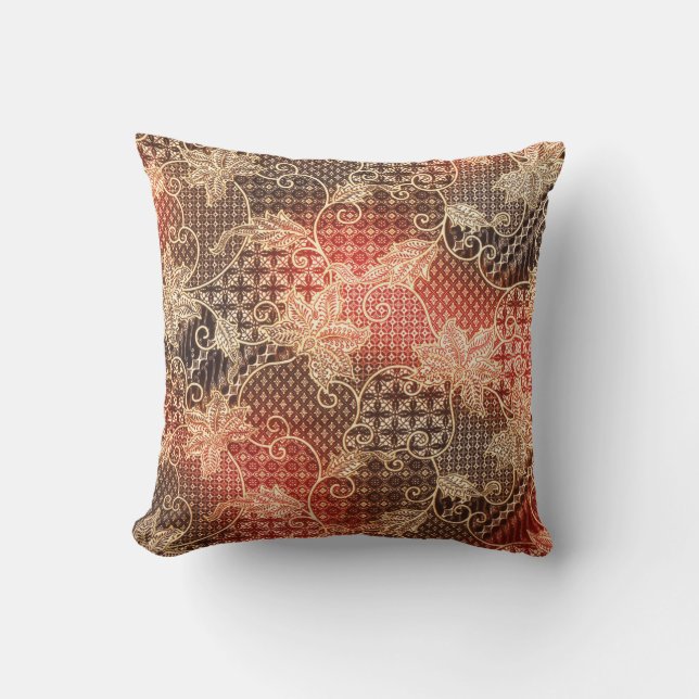 Coussin Le beau art malaisien et indonésien Bati (Recto)
