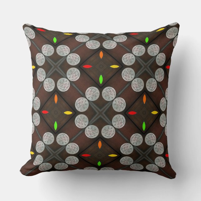 Coussin Le bijou d'argent en arc-en-ciel (Recto)