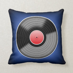 Coussin Le bleu de drogué de vinyle se fanent carreau