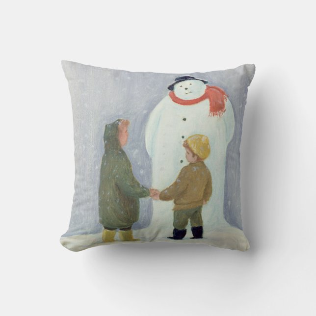 Coussin Le bonhomme de neige (Recto)