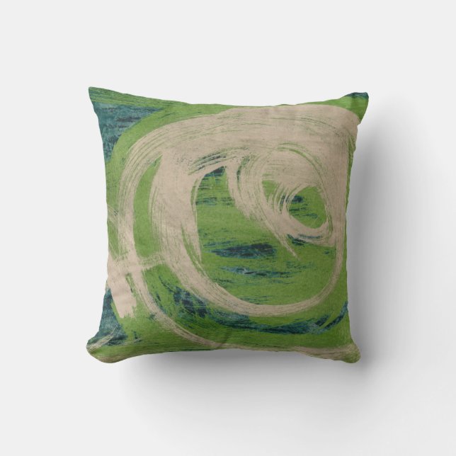 Coussin Le bord de l'eau (Recto)