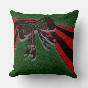 Coussin Le Bow de Noël -