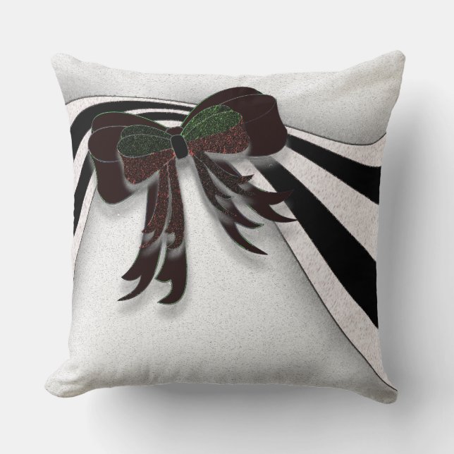 Coussin Le Bow de Noël - (Recto)