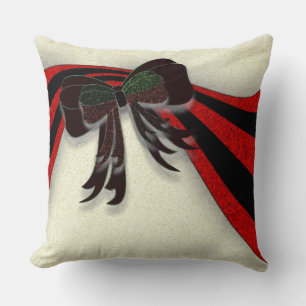 Coussin Le Bow de Noël -
