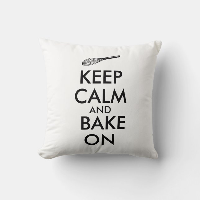 Coussin Le cadeau pour Baker gardent le calme et la (Recto)