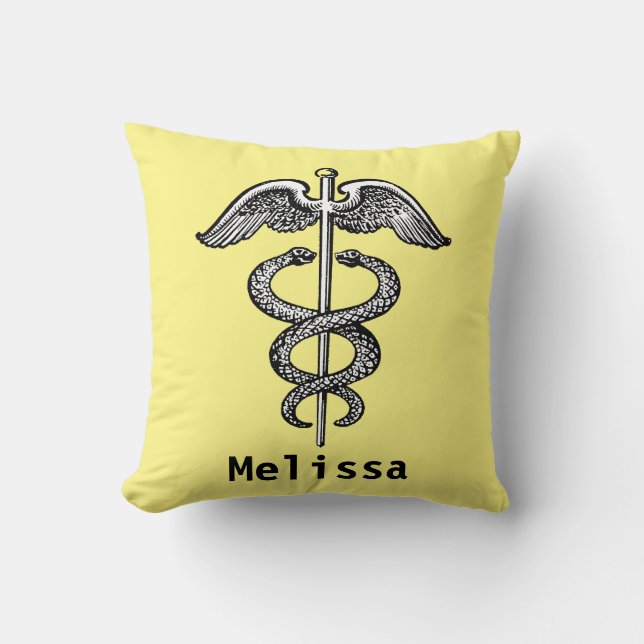 Coussin Le caducée (Recto)