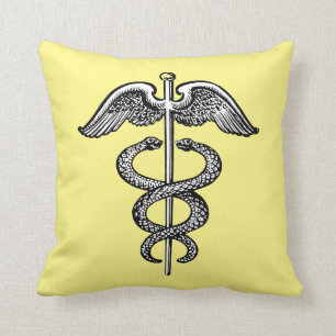 Coussin Le caducée