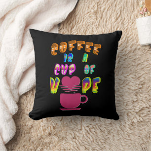 Coussin Le Café Est Une Coupe D'Espoir