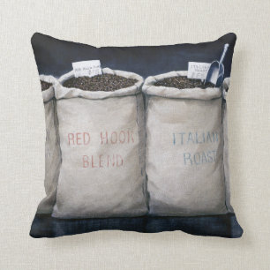 Coussin Le café renvoie 1990