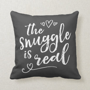 Coussin Le câlin est vraie citation drôle