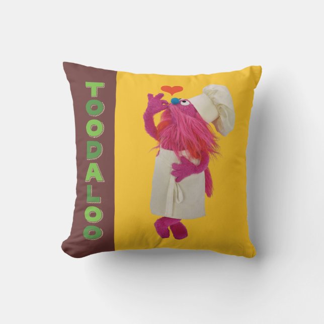 Coussin Le camion de gourmandises de Cookie Monster | Tood (Recto)