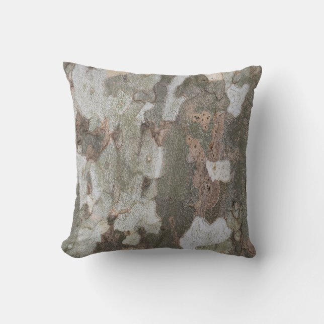 Coussin Le camouflage de l'arbre de l'avion ressemble à l' (Recto)