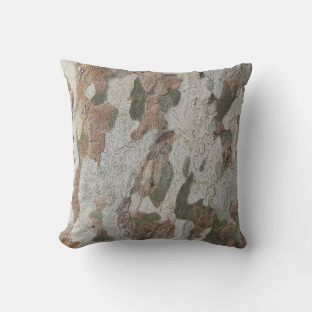Coussin Le camouflage de l'arbre de l'avion ressemble à un (Recto)
