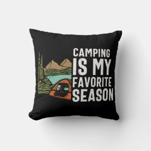 Coussin Le Camping Est Ma Saison Préférée