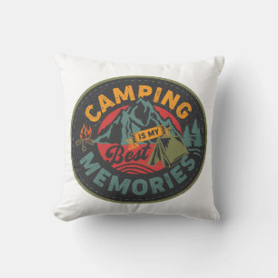 Coussin Le Camping Est Mon Meilleur Souvenir