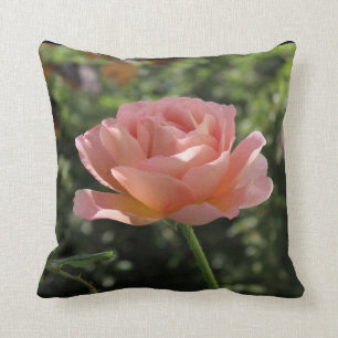 Coussin Le carreau avec "Abraham Darby" s'est levé