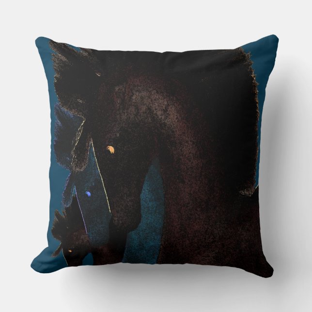 Coussin Le carreau de chevaux (Recto)