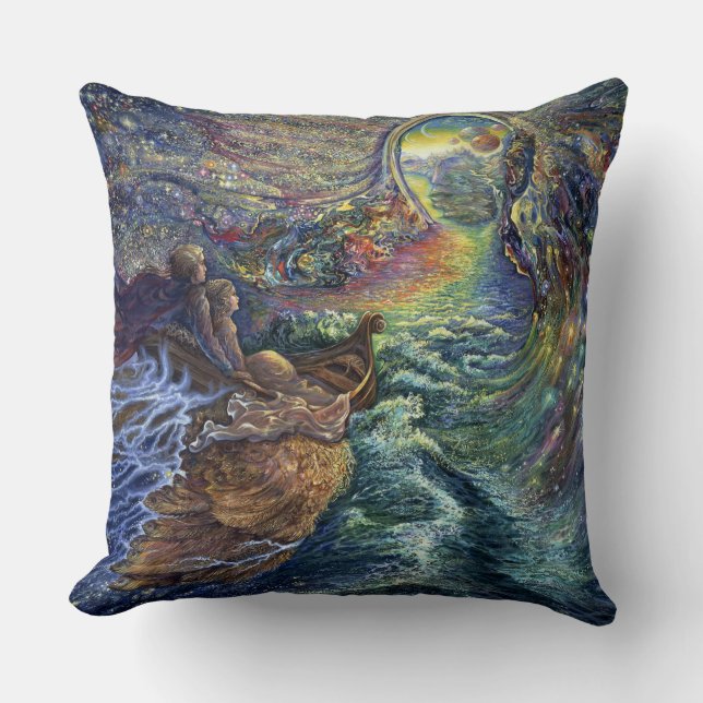 Coussin Le carreau d'imaginaire de passage (Recto)