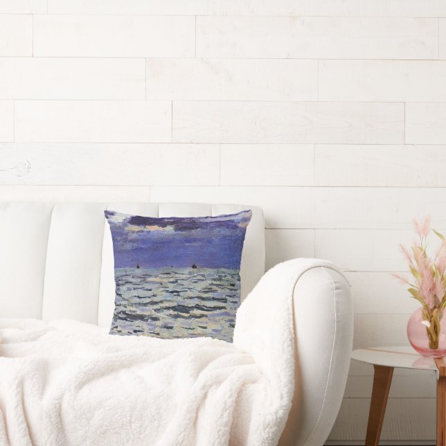 Coussin Le célèbre tableau de Monet, Paysage marin, (Canapé)