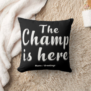 Coussin Le Champ est là Fantasy Football & Sports