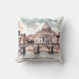 Coussin Le charme intemporel de Rome. Italie Europe