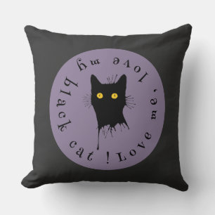 Coussin Le Chaton Noir Aimez-Moi Aimer Mon Amoureux des ch