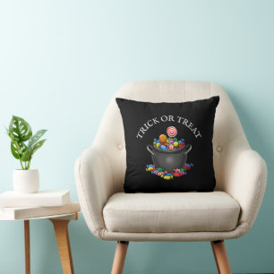 Coussin Le chaudron de sorcière pour Halloween