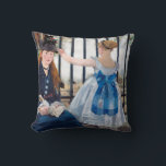 Coussin Le Chemin de fer, Edouard Manet<br><div class="desc">Édouard Manet (23 janvier 1832 - 30 avril 1883) était peintre moderniste français. Il fut l'un des premiers artistes du 19ème siècle à peindre la vie moderne, et un personnage central dans la transition du réalisme à l'impressionnisme. Né dans un foyer de classe supérieure avec de fortes connexions politiques, Manet...</div>