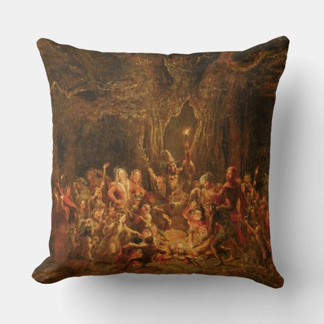 Coussin Le chêne de Herne "des joyeuses épouses de (Recto)