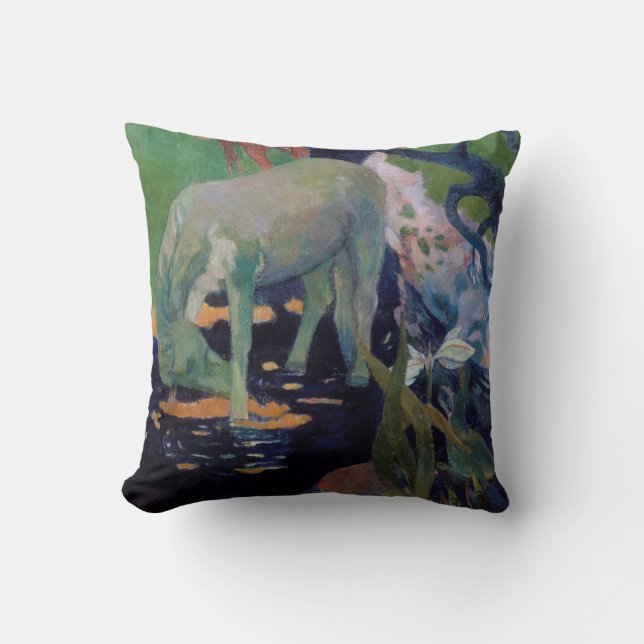 Coussin Le Cheval Blanc, Gauguin (Recto)