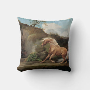 Coussin Le Cheval Effrayé Par Un Lion