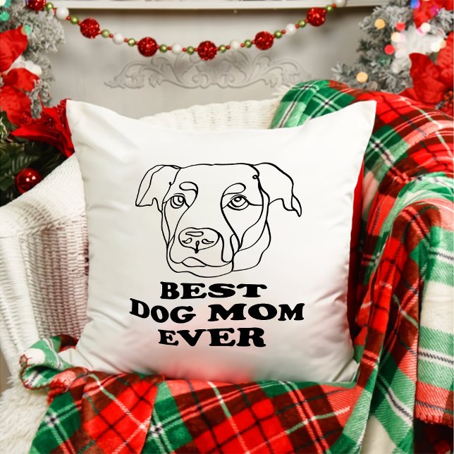 Coussin Le chien du Labrador Cadeau de Noël personnalisé (Créateur téléchargé)