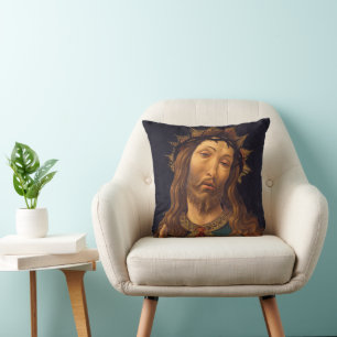 Coussin Le Christ couronné d'épines par Sandro Botticelli