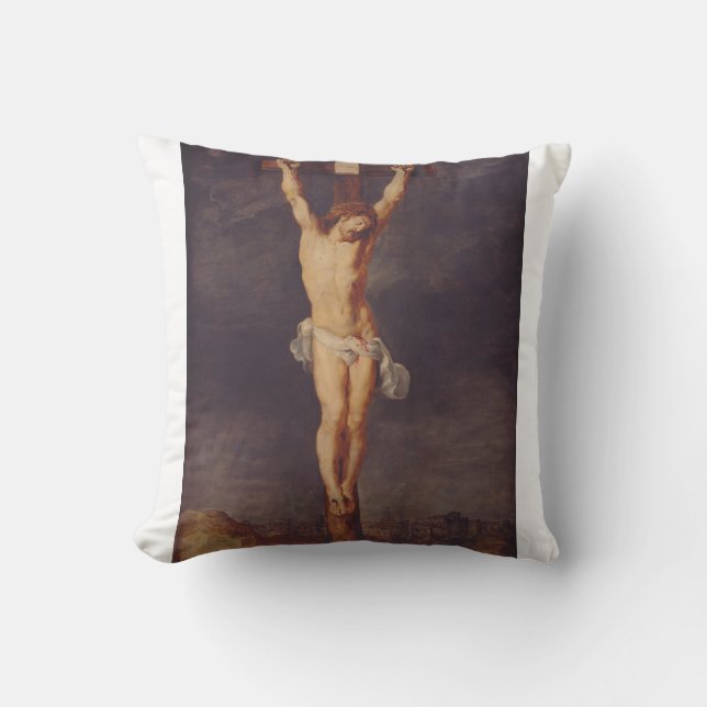Coussin Le Christ mort sur la croix par Pierre Paul Rubens (Recto)