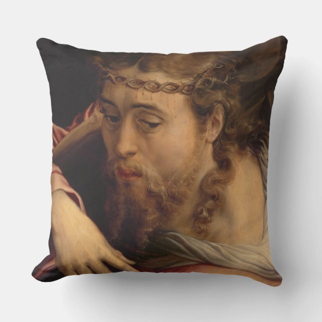 Coussin Le Christ portant la croix, 1540-45 (huile sur le (Recto)