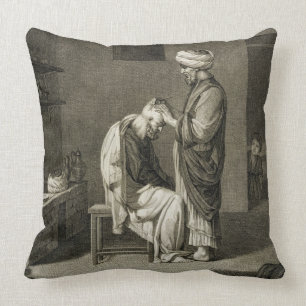 Coussin Le coiffeur, des arts du volume II et des