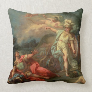 Coussin Le combat entre Mars et Minerva, 1771 (huile sur c