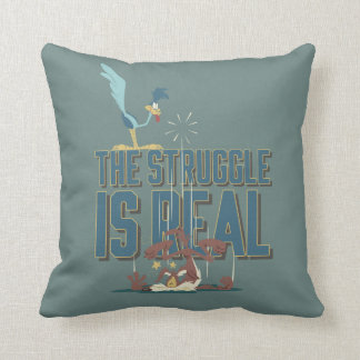 Coussin Le combat est réel ROAD RUNNER™ & Bip Bip et Coyot