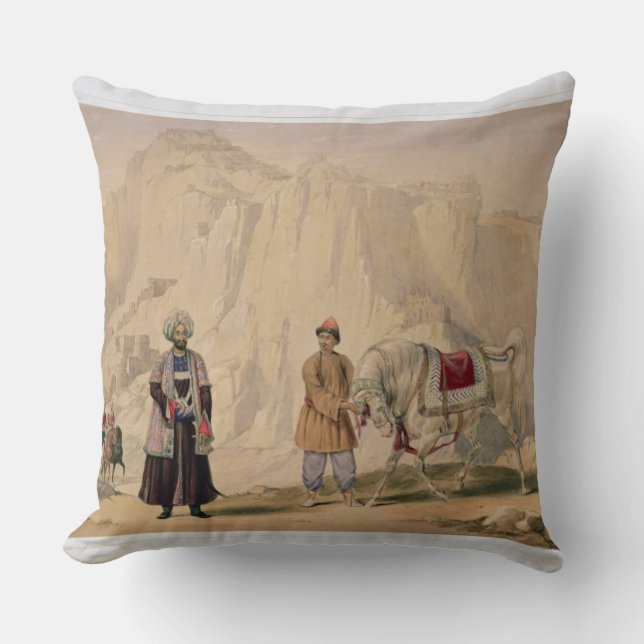 Coussin Le commandant britannique de 2ème Janna de Shah (Recto)