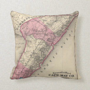 Coussin Le comté de Cape May, NJ