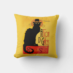 Coussin Le Conversation Noir - Action De Grâces