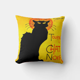 Coussin Le Conversation Noir Vintage