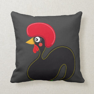 Coussin le coq du Portugal