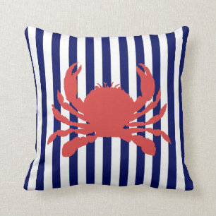 Coussin Le crabe rouge et la bande marine