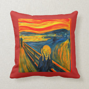 Coussin Le cri de Munch, Fine Art