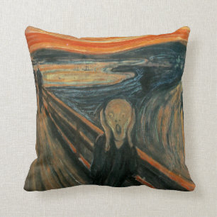 Coussin Le cri d'Edvard Munch