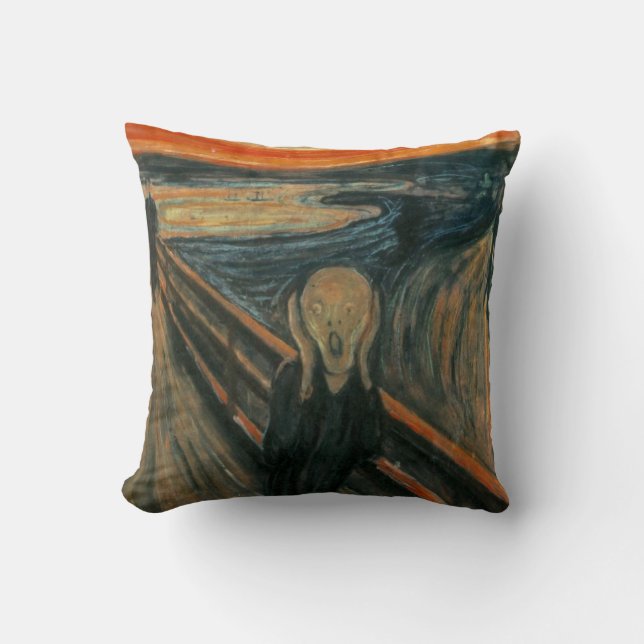 Coussin Le Cri - Edvard Munch (Recto)